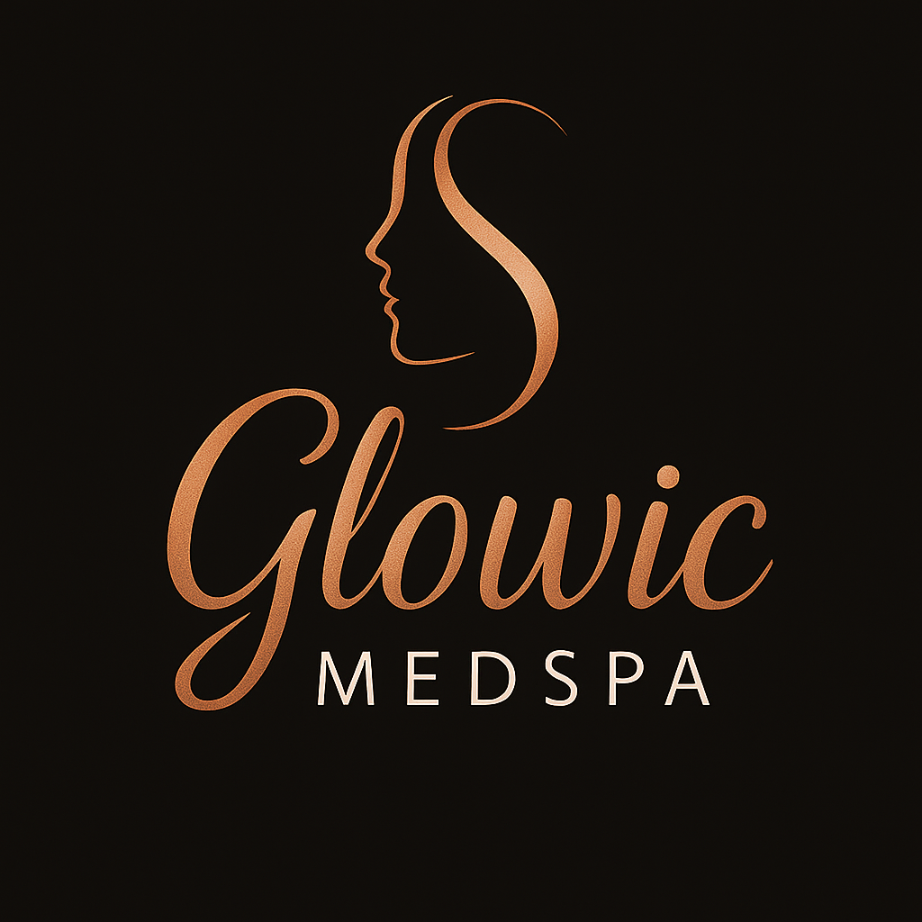 S Glowic MedSpa logo. Professional MedSpa