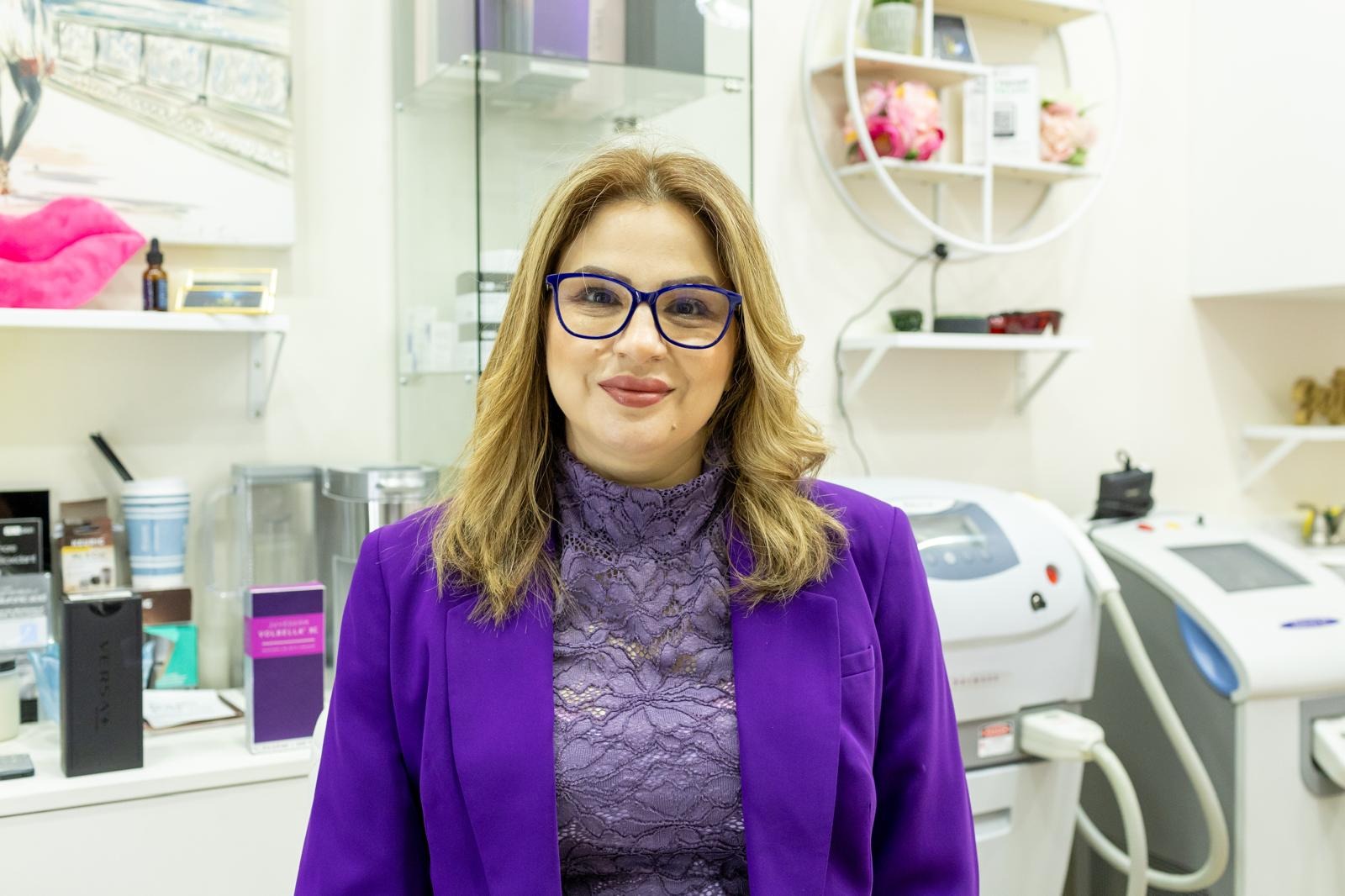 Samah Haroof, Master Injector, at S Glowic MedSpa in Plano, TX